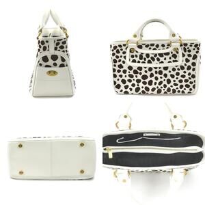 Celine brown white pony Bag Boogie leather
